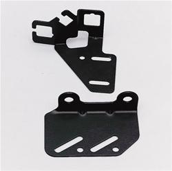 Throttle Cable Bracket, Steel, Black Powdercoated, Chevy, Small Block, Vortec, with Edelbrock Carburetor, Each