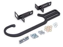 Throttle Cable Bracket, Carburetor Base Mounting, Billet Aluminum, Black Anodized, Each