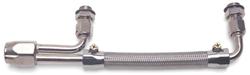 Fuel Line, Dual Quad, Braided Stainless Steel, Edelbrock, Performer, Kit