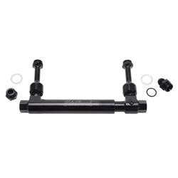 Carburetor Feed Lines, Adjustable Fuel Logs, Billet Aluminum, Black Anodized, Kit