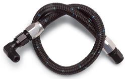 Fuel Pump to Carb Hose, -6 AN Black Braided Hose, Dodge, Chevy, Each