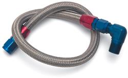 Fuel Pump to Carb Hose, -6 AN Braided Stainless Hose, Chevy, Chrysler, Dodge, Plymouth, Each