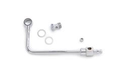 Fuel Line, Chrome, Steel, EPS Carburetor, Banjo-Style, 3/8 in. Hose Barb Inlet, Kit