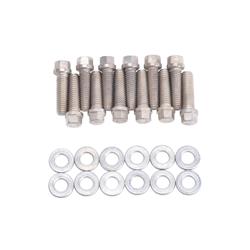 Intake Manifold Bolts, Steel, Cadmium, Hex Head, Washers, AMC, V8, Kit