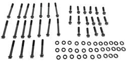 Cylinder Head Bolts, Chromoly, Washers, Chevy, Small Block, Stock, Edelbrock Performer/Perf. RPM Heads, Kit