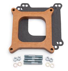 Carburetor Spacer, Wood, .750 in. Thick, Open, Square Bore, Each