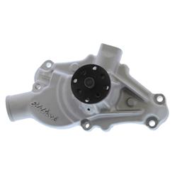 Water Pump, Mechanical, Short, High-Volume, Aluminum, Natural, Clockwise, Chevy, Small Block, Each