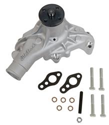 Water Pump, Mechanical, Long, High-Volume, Aluminum, Natural, Counterclockwise, Chevy, 4.3L V6, 5.0L, 5.7L