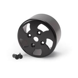 Water Pump Pulley, Serpentine, Billet Aluminum, Black, For Use On EDL-8896, Chevy, LS1, LS6, Each