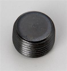 Plug Fittings, Internal Allen Head, 1/8 in. NPT, Steel, Gloss Black, Pair