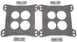 Heat Insulator Gaskets, for EDL Dual-Quad Manifold Use, Nitrile Rubber Composite, Square Bore, 4-Hole, Kit