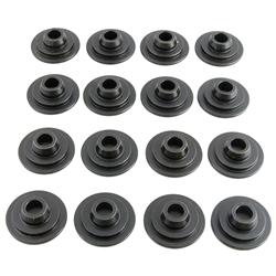 Valve Spring Retainers, Steel, 7 degree, 1.490 in. Outside Diameter, .715 in. Inside Diameter, Set of 16