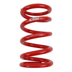 Coilover Spring, Powdercoated, 2.500 in. Inside Diameter, 6.000 in. Length, 500 lbs./in.Spring Rate, Each