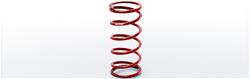 Coilover Spring, 350 lbs./in. Rate, 3.0 in. I.D., 6.0 in. Length, Silver Powdercoated, Each