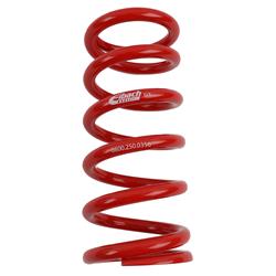 Coilover Spring, Powdercoated, 2.500 in. Inside Diameter, 8.000 in. Length, 350 lbs./in.Spring Rate, Each