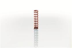 Coilover Spring, Red Powdercoated, 2.5 in. Inside Diameter, 14 in. Length, 95 lbs./in.Spring Rate, Each