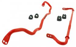 Sway Bars, Front and Rear, Hollow, Steel, Red Powdercoated, Dodge, Kit