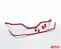 Anti-Roll Bars, Front/Rear, 28mm/17mm Diameter, Solid Steel, Red, Lexus, Kit