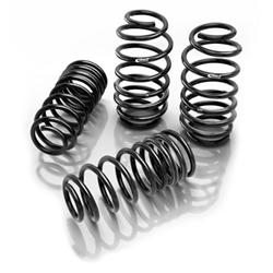 Lowering Springs, Pro-Kit, Front and Rear, Progressive Rate, Black Powdercoat, Subaru, Impreza WRX, Kit