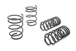 Lowering Springs, Pro-Kit, Front and Rear, Black Powdercoated, Pontiac, Kit