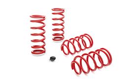 Lowering Springs, Sportline, Front and Rear, Red Powdercoated, Ford, Mercury, Kit