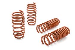 Lowering Springs, Sportline, Front and Rear, Coil Type, Progressive Rate, Red, Chrysler, Dodge, Set of 4