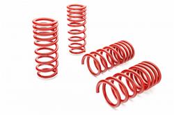 Lowering Springs, Sportline, Front and Rear, Red Powdercoated, Ford, Set of 4