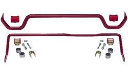 Sway Bars, Anti-Roll, Front and Rear, Hollow, Steel, Red Powdercoated, Scion, Subaru, Kit