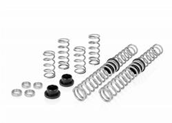 Powersports Coilover Springs PRO-UTV Stage 2 Performance Spring System, Silver Powdercoat, Polaris, Set of 8