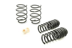 Lowering Springs, Pro-Kit, Front and Rear, Coil Type, Progressive Rate, Black Powdercoated, Chevy, Kit