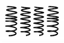 Lowering Springs, Coil Type, Front and Rear, Progressive Rate, Black Powdercoated, Chevrolet, Kit