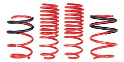 Lowering Springs, Sportline, Front and Rear, Red Powdercoated, Honda, Kit