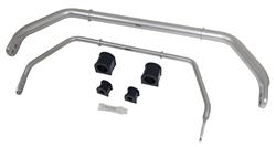 Sway Bars, Pro-UTV Performance Anti-Roll Bars, Front and Rear, Steel, Silver Powdercoated, Yamaha, Kit