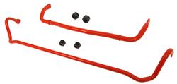 Sway Bar, Red, Steel, Front 1.378 in. Rear 0.866 in. Diameter, Dodge, Kit