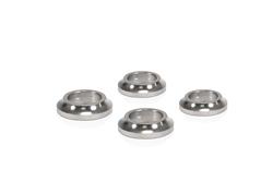 Rod End Alignment Bushings, Misalignment Spacer Kit, 0.470 in. Inside Diameter, 0.200 Thick, Aluminum, Set of 4