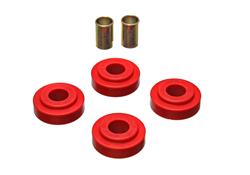 Strut Rod Bushings, Polyurethane, Red, Front, Mazda, Set