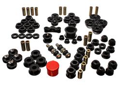 Bushing Kit, Polyurethane, Black, for use on Acura®, Kit