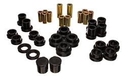 Control Arm Bushings, Upper, Polyurethane, Black, for use on Honda®, Kit