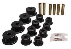 Bushing, Rear Leaf Spring Set, Jeep 1984-98, Black