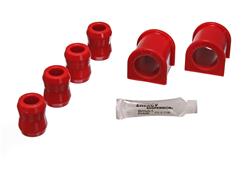 Sway Bar Bushings, Front, Polyurethane, Red, 1.125 in. Sway Bar Diameter, Jeep, Kit