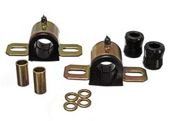 Sway Bar Bushings, Front, Polyurethane, Black, 1.188 in. Sway Bar Diameter, Jeep, Kit