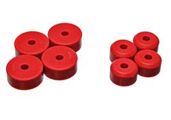 Motor Mounts, Insert, Bolt-In, Polyurethane, Red, Chevy, Bel Air, Small Block, Each