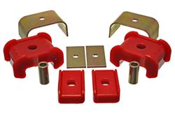 Bushing, Transmission Mount, Zinc Finish, Red, Chevy, GMC, Set