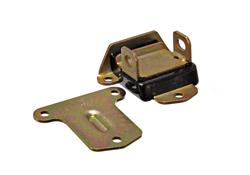 Motor Mount, Complete Mount, Bolt-In, Steel, Polyurethane, Zinc/Black, Chevy, Passenger Cars, Each