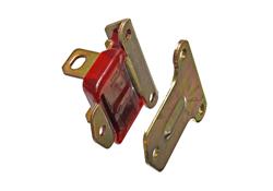 Motor Mount, Complete Mount, Steel, Polyurethane, Zinc/Red, Chevy, Each