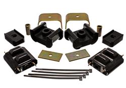 Motor Mounts, Transmission Mount, Complete Mount, Bolt-In, Steel, Polyurethane, Zinc/Black, Chevy, GMC, Pickup/SUV, Kit