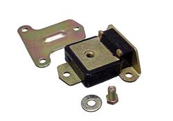 Motor Mount, Complete Mount, Bolt-In, Steel Bracket, Zinc Plated, Black Polyurethane Bushing, Chevy, GMC, Each