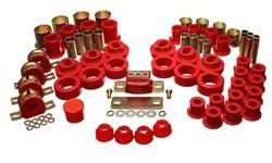 Bushing Kit, Polyurethane, Red, Chevy, GMC, Pickup, Kit