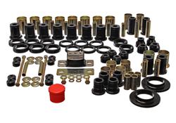 Bushing Kit, Polyurethane, Black, Buick, Chevy, Oldsmobile, Pontiac, Passenger Car, Kit