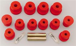 Bushing, Front Frame Shackle Set, Toyota Truck, except T100, Red